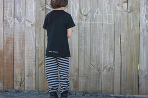 Lil Kids Black Moth Tee Unisex