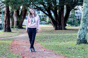 Blush Mother Earth Crew Sweater